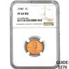 Image 1 : 1940 1C Lincoln Cent NGC PF64 RD
