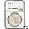 1885-O Morgan Silver Dollar NGC MS63