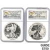 Image 1 : [2] 2013 Silver Eagle NGC PF/SP70