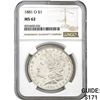Image 1 : 1881-O Morgan Silver Dollar NGC MS62