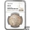Image 1 : 1921-D Morgan Dollar NGC MS64
