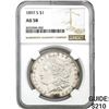 Image 1 : 1897-S Morgan Silver Dollar NGC AU58
