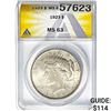 1923 Peace Dollar ANACS MS63