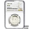 Image 1 : 1964 50C Kennedy Half Dollar NGC PF69