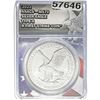 Image 2 : 2021-W Silver Eagle Type II ANACS MS70