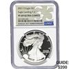 Image 1 : 2021-S ASE $1 Eagle Landing T-2 NGC PF69UC