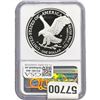 Image 2 : 2021-W Eagle S$1 NGC PF69 Ultra Cameo
