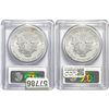 Image 2 : [2]1990 Silver Eagle PCGS MS69