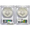 Image 2 : [2]1989 Silver Eagle PCGS MS69