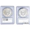 Image 2 : [2]1990 Silver Eagle PCGS MS69