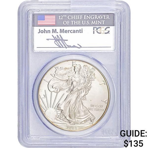 2014 American Silver Eagle PCGS MS70