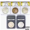 [5] 1922-1925 Silver Peace Dollar GG/ANACS MS/AU/U