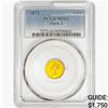 Image 1 : 1873 Rare Gold Dollar PCGS MS62 Open 3
