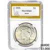 Image 1 : 1935 Peace Dollar PGA MS64