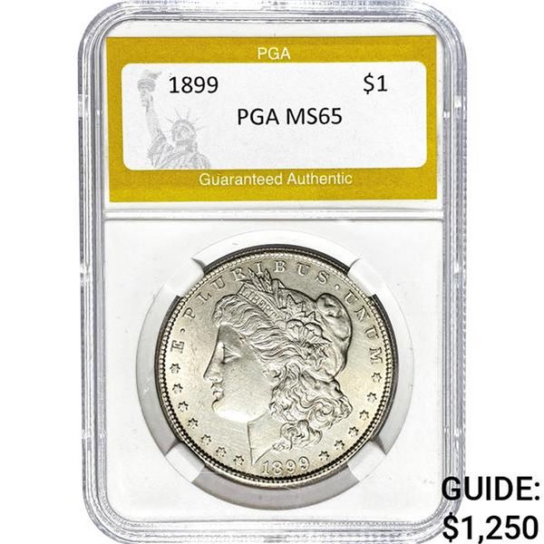 1899 Morgan Silver Dollar PGA MS65