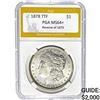 1878 7TF Rev of 79 Morgan Dollar PGA MS64+