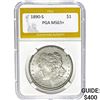 1890-S Morgan Silver Dollar PGA MS63+