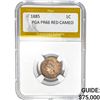 Image 1 : 1885 1C Indian Head Cent PGA PR66 Red Ca