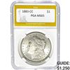 1883-CC Morgan Silver Dollar PGA MS65