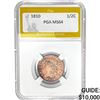 Image 1 : 1810 Half Cent PGA MS64