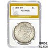 Image 1 : 1878 8TF Morgan Dollar PGA MS63