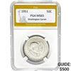 Image 1 : 1951 Washington-Carver 50C PGA MS65