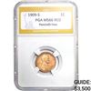 1909-S Lincoln Cent PGA MS66 RED