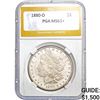 1880-O Morgan Silver Dollar PGA MS63+