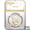 1927 Peace Dollar PGA MS65+