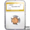 1919-D Lincoln Cent PGA MS65 RED