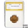 Image 1 : 1864 2C PGA MS64 RED
