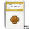 Image 1 : 1867 2 Cent Piece PGA MS63+ RED