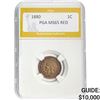 Image 1 : 1880 Indian Head Cent PGA MS65 RED