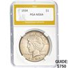 1934 Peace Dollar PGA MS64