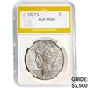 1927-S Peace Dollar PGA MS64