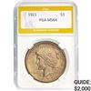 Image 1 : 1921 Peace Dollar PGA MS64