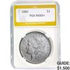 1880 Morgan Silver Dollar PGA MS65+
