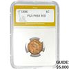 Image 1 : 1. 1886 1C Indian Head Cent PGA PR64 RED
