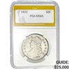 Image 1 : 1. 1832 Capped Bust Half Dollar PGA MS65