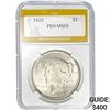 Image 1 : 1922 Peace Dollar PGA MS65