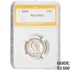 Image 1 : 1838 Capped Bust Quarter PGA MS61