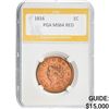 Image 1 : 1816 Large Cent PGA MS64 RED