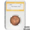 Image 1 : 1852 1C PGA MS65+ RED