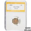 Image 1 : 1884 3 Cent Nickel PGA PR68