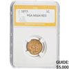 Image 1 : 1873 Indian Head Cent PGA MS64 RED