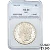 Image 1 : 1881-S Morgan Dollar NNC MS-66 DMPL