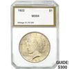 Image 1 : 1922 Peace Dollar GSA MS64