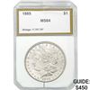 1885 Morgan Silver Dollar GSA MS64