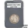 1902 Barber Half Dollar GSA VF