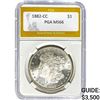 Image 1 : 1882-CC Morgan Silver Dollar PGA MS66